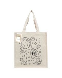 Colouring In Canvas Tote Bag