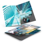 Presentation Folder With Business Card Holder A4